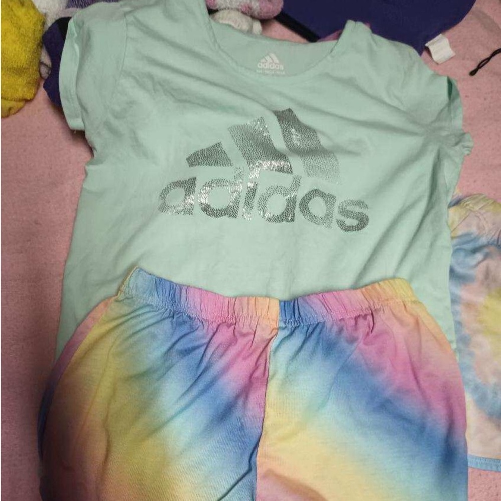 Adidas shirt and pajama pants